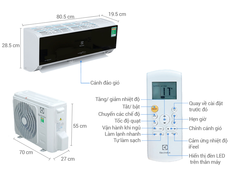 Máy lạnh Electrolux 1.5HP ESV12CRK-A1