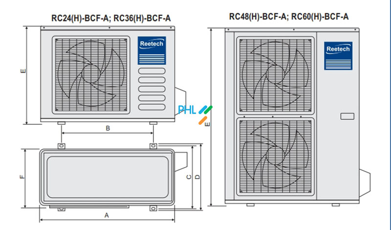 Máy lạnh tủ đứng Reetech 7.0HP RF/RC60