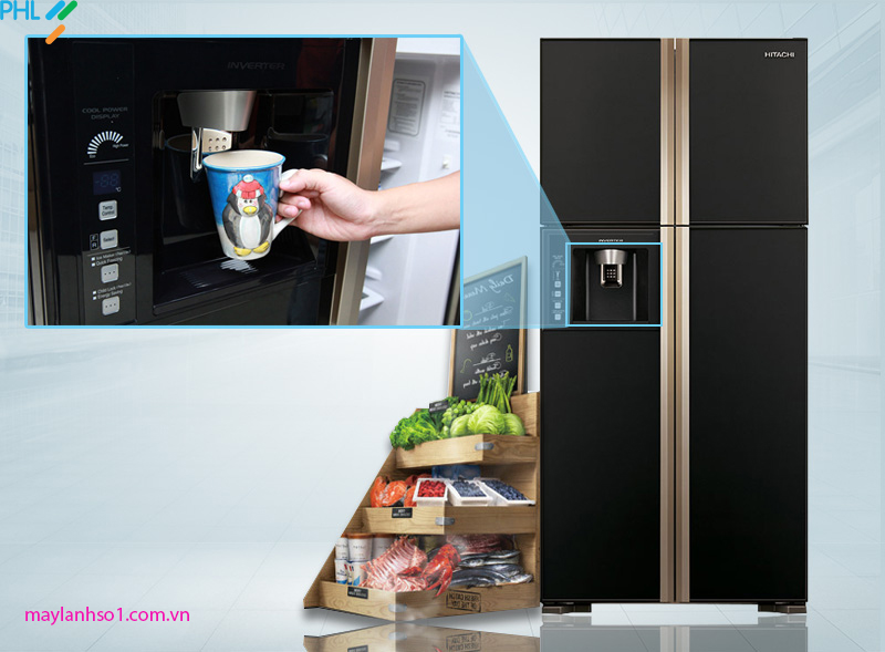 Tủ lạnh Hitachi 540L Inverter R-W660PGV3