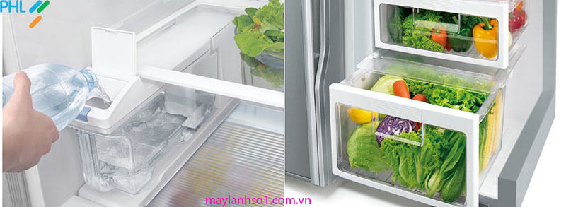 Tủ lạnh Hitachi 582 lít Inverter R-W720FPG1X