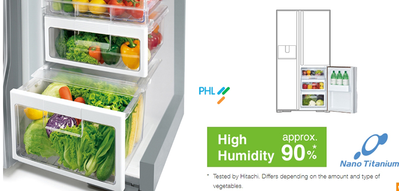 Tủ lạnh Hitachi 600 Lít Inverter R-M700PGV2